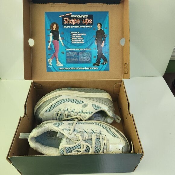Skechers Shape Ups Jump Start Y2K Toning Walking Sneakers Size 7.5 - Picture 6 of 8